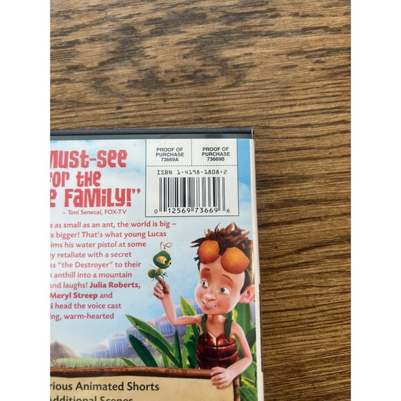 The Ant Bully 2006 DVD Aminated Comedy Julia Roberts Nicolas Cage Pre-Owned - Picture 4 of 5